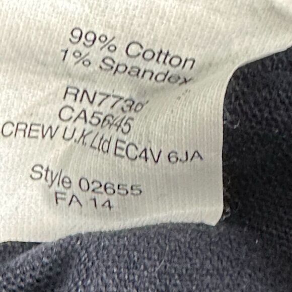 J Crew Skinny Stretch Corduroy Navy size 29 - Picture 6 of 6